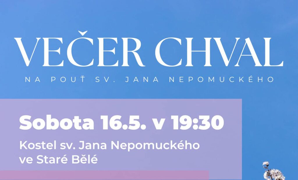 16.5. 2026 Večer chval
